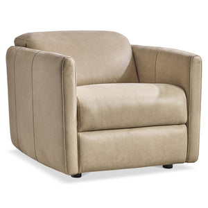 Bernhardt Bernhardt Sierra Power Recliner Leather Chair with Motorized Footrest for Living Room 502RLO