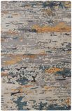 Feizy Rugs Everley Wool Hand Tufted Casual Rug Gray/Yellow/Blue 12' x 15'