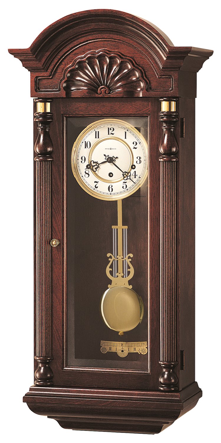 Hekman Furniture 612221 Vintage Mahogany Wall Clock - Elegant Chiming Design With Precision Movement & Timeless Charm Vintage Mahogany Jennison Wall Clock 612221