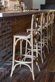 Wooden Cross Back Barstool EFS81571 Park Hill