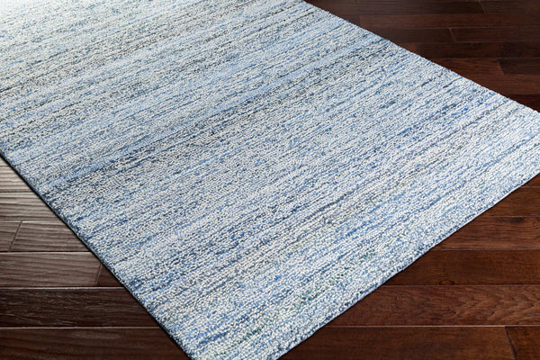 Surya Zola 2' X 3' Handmade Cotton & Wool Area Rug - Modern Design, Soft Feel, Perfect For Any Room Denim Cotton,Wool Zol3000-23