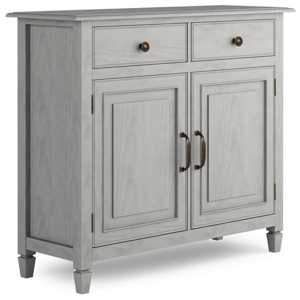 English Elm Connaught Handcrafted Solid Wood Entryway Cabinet In Fog Grey – Timeless Storage For Any Space B136P158540