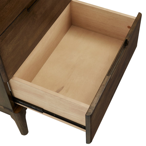 Homelegance By Top-Line Ashford Persian Walnut 5-Drawer Chest Walnut Wood