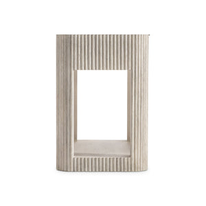 Bernhardt Bernhardt Lucerne Wire-brushed Oak Nightstand with Reeded Detail and Soft-close Drawer 393228