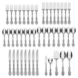 Lenox Oneida Michelangelo 45 Piece Fine Flatware Set, Service for 8 Metallic, STAINLESS METAL 2765045AL20