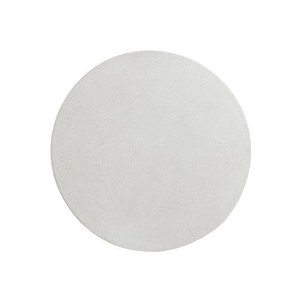 Bernhardt Bernhardt Prado Round Accent Table In Buff Finish — Cast Glass-Reinforced Concrete, Coffered Rustic Modern Elegance 324123C