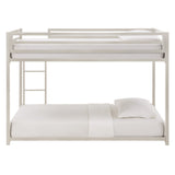 Homelegance By Top-Line Calrissian Metal Bunk Bed White Metal