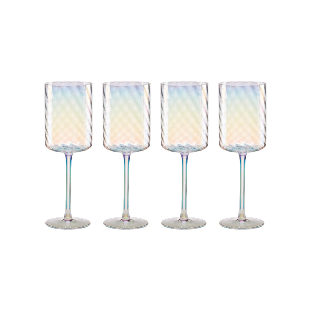 Lenox Tuscany Classics Iridescent Wine Glass, Set of 4 Clear, NO COLOR GLASS,CRYSTAL 897500