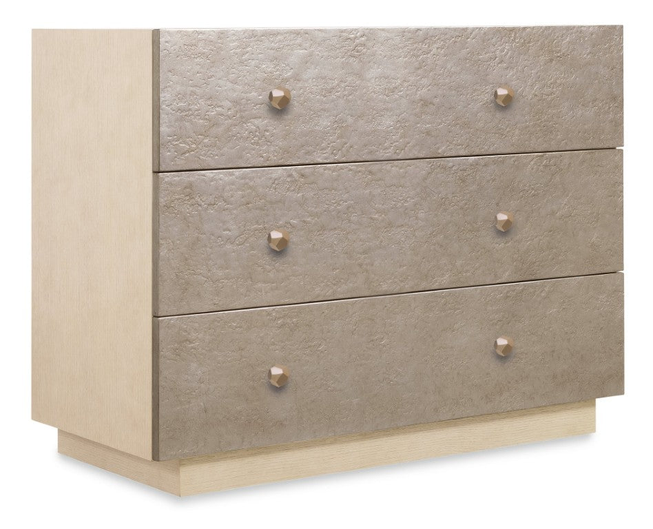 Hooker Furniture Westwood Bachelors Chest With Polished Limestone Finish, Cedar-Lined Drawer & Integrated Usb Charging Station 6133-90017-80