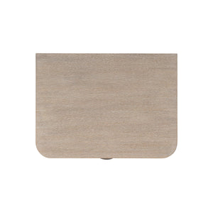 Bernhardt Bernhardt Loggia Nightstand With Fluted Drawers, Wire-Brushed Oak Aria Finish & Usb Charging Ports 345231