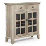 Acadian Entryway Storage Cabinet Distressed Grey B136P158294 Hearth and Haven