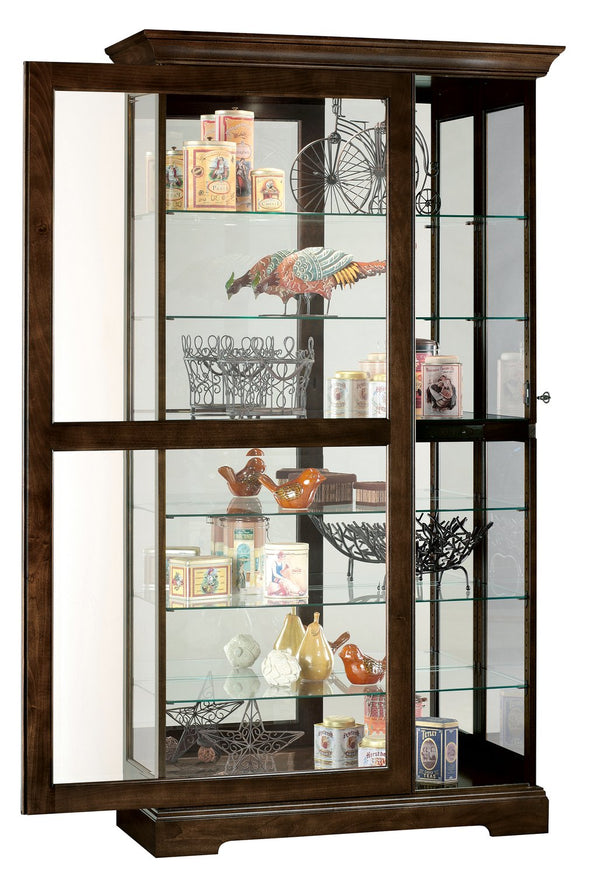 Hekman Furniture 680536 Tyler Iii Curio Cabinet - Elegant Display, Interior Lighting & Adjustable Glass Shelves Espresso Tyler Iii Curio Cabinet 680536
