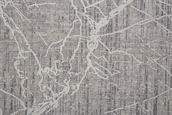 Feizy Rugs Lennon Abstract Distressed Rug - Durable Polyester & Polypropylene For Sophisticated Home Décor Taupe,Gray Polyester,Polypropylene Len39fzfbgeivyc00