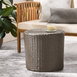 Christopher Knight Home® - Noble House - Keaton Wicker Barrel Side Table