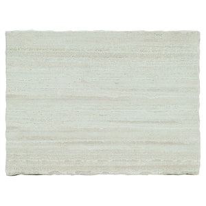 Bernhardt Bernhardt Sculptural Mid-Century Cocktail Table With White Travertine Top And Cross Steel Base Elegan Bronze 31.25"W x 23.25"D x 16.75"H 510010