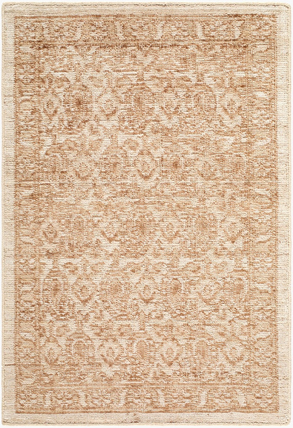 Surya Zurich Hand Woven Wool Rayon Area Rug Traditional Pattern for Living or Dining Rooms 6' x 9' Rectangle ZRC2305-69