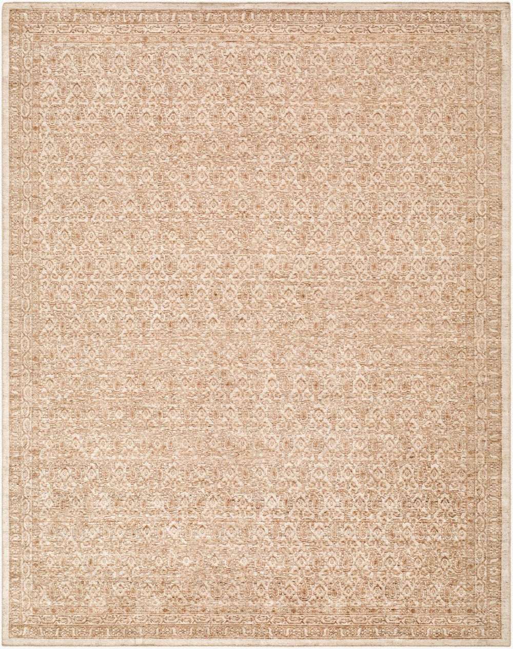 Surya Zurich Hand Woven Wool Rayon Area Rug Traditional Pattern for Living or Dining Rooms 6' x 9' Rectangle ZRC2305-69