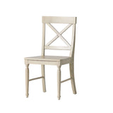 Christopher Knight Home® - Noble House - Rovie Antique White Acacia Wood Dining Chairs - Set Of 2