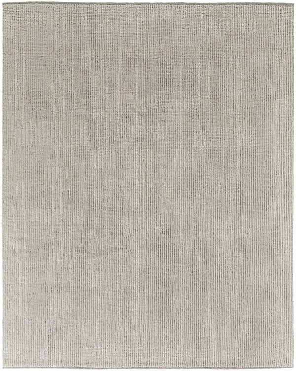 Feizy Rugs Alford Hand Knotted Wool Area Rug - Ultra-soft, Neutral Geometric Design For Modern Home Décor Ivory,Tan Wool Alf6922fivy000f99