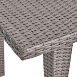 Christopher Knight Home® - Noble House - Dominica Grey Pe Rectangle Kd Table