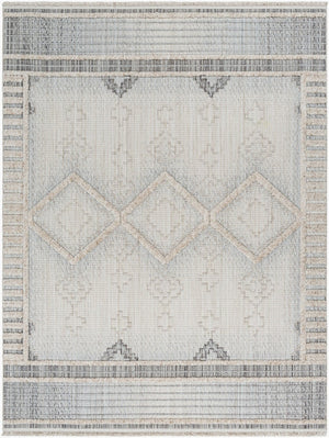 Livabliss Zaragoza Global Inspired High Pile Polyester Runner Rug with Bohemian Fringe Detail Cream, Light Be 7'10" x 10' ZRZ2301-71010