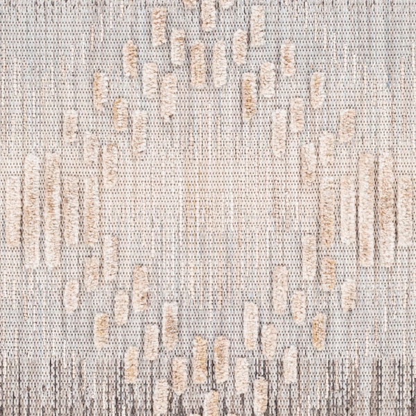 Livabliss Zaragoza Bohemian Global Runner Rug High Pile Polyester Fringe Entryway Hallway Accent Medium Gray, Li 5'3" x 7' ZRZ2303-537