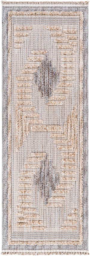 Zaragoza ZRZ-2306 2'7" x 7'3" Machine Woven Rug ZRZ2306-2773 Livabliss Surya