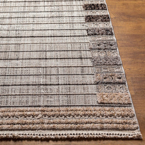 Livabliss Zaragoza Bohemian Runner Rug High Pile Polyester Fringe Trim Hallway Entryway Accent ZRZ2308-2773
