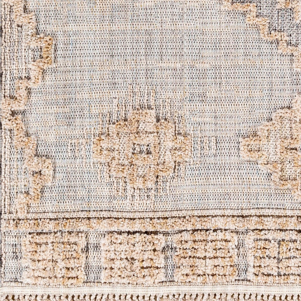 Livabliss Zaragoza Bohemian Global Fringe Polyester Area Rug Soft Plush Pile Living Room ZRZ2312-679