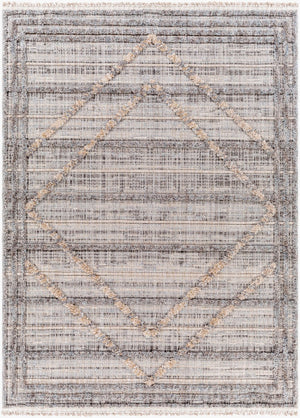 Livabliss Zaragoza Bohemian Global High Pile Polyester Area Rug with Fringe for Living Rooms ZRZ2313-9212