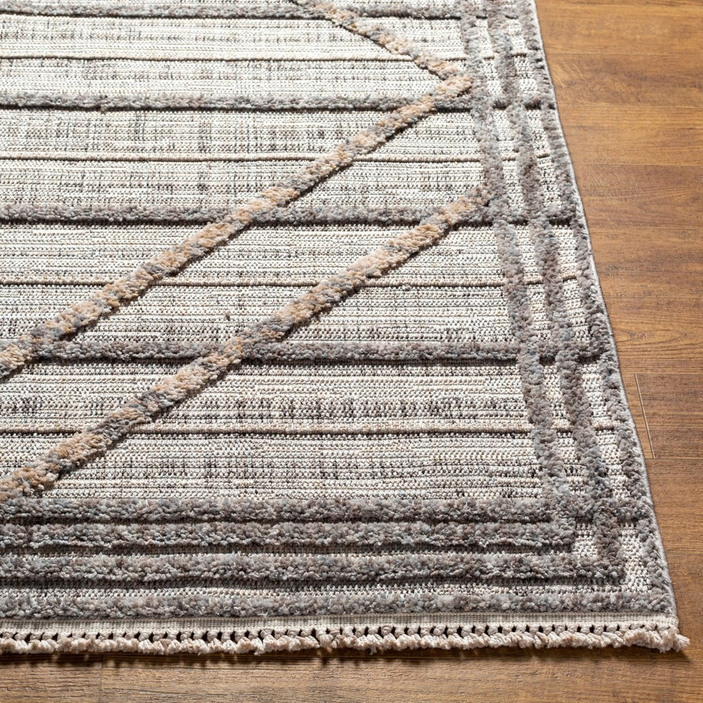 Livabliss Zaragoza Bohemian Global High Pile Polyester Area Rug with Fringe for Living Rooms ZRZ2313-9212