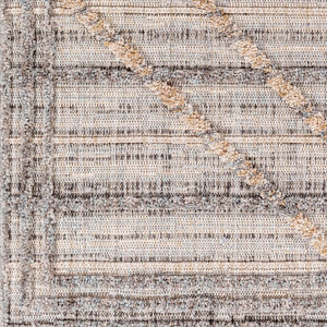 Livabliss Zaragoza Bohemian Global High Pile Polyester Area Rug with Fringe for Living Rooms ZRZ2313-9212