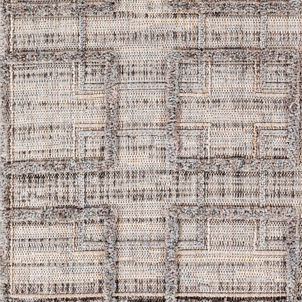Livabliss Zaragoza Turkish Machine Woven High Pile Runner Rug with Fringe for Hallways Charcoal, Mediu 9'2" x 12' ZRZ2314-9212