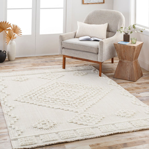 Livabliss Zaragoza Bohemian High Pile Polyester Area Rug with Fringe for Living Room ZRZ2316-71010
