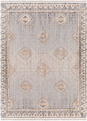 Livabliss Zaragoza Bohemian Global Runner Rug High Pile Polyester Hallway Entryway Accent Light Beige, Ch 9'2" x 12' ZRZ2318-9212