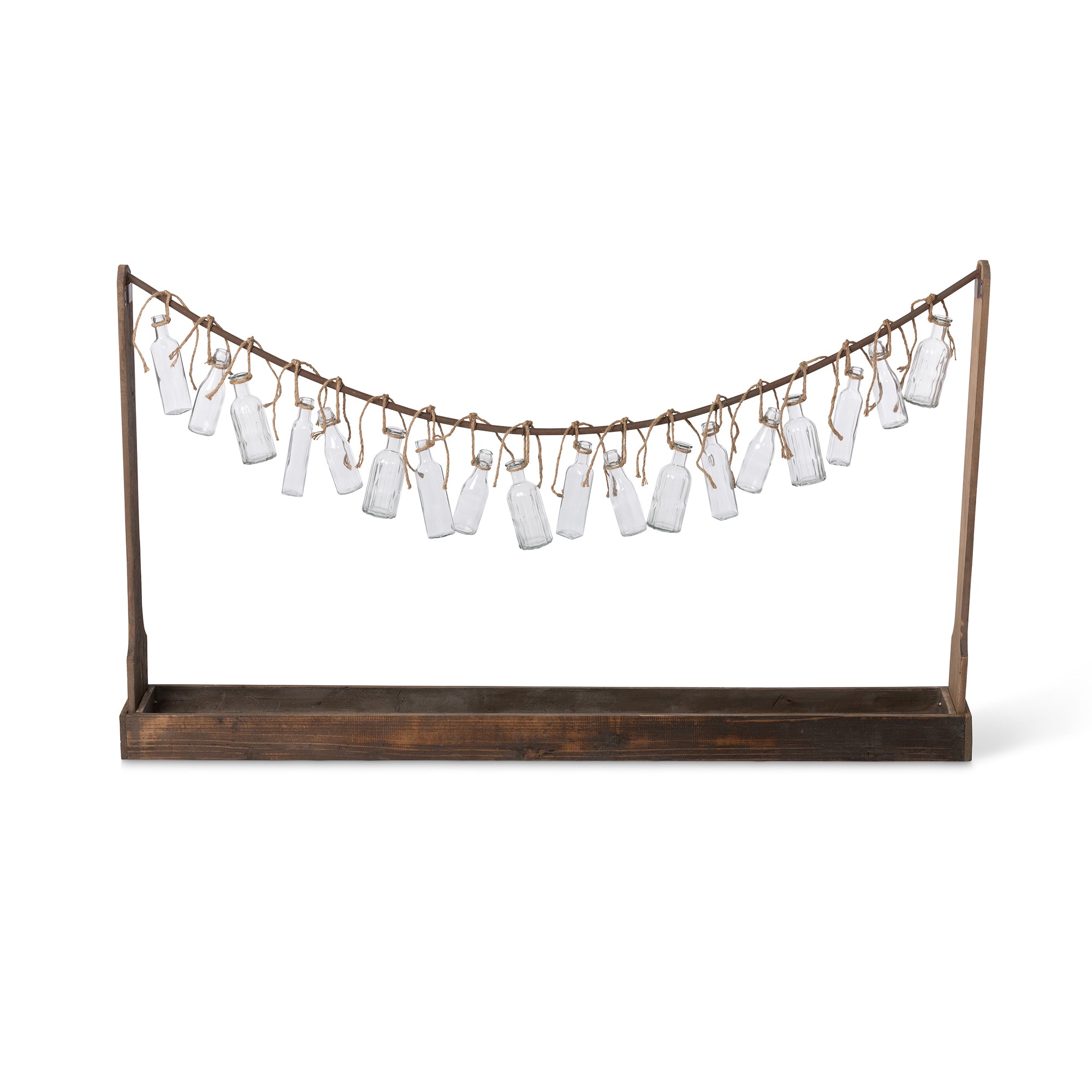 Bottle Garland Vases & Wooden Stanchion - Thumbnail 2