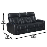 Steve Silver Lavon Dual Power Sofa w/Drop LA950SK