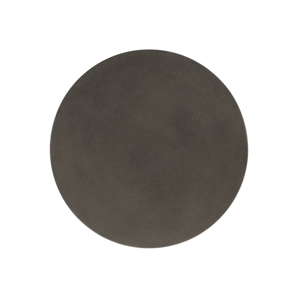 Bernhardt Bernhardt Liguria Cast Aluminum Outdoor Side Table — 24" Round Graphite Top, Rust‑Resistant, Sculpted Pedestal, Compact Stability X04122