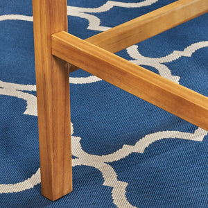 English Elm Christopher Knight Home® - CASA Acacia Outdoor Barstool Set of 2 with Water-Resistant Cushions, Rustic Slat Design, Durable Beige+Natural 63833.00