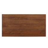 Homelegance By Top-Line Elouise Rustic Brown Coffee Table Brown Veneer