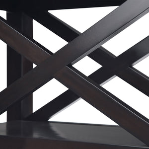 English Elm Kitchener Narrow Side Table In Rich Hickory Brown – Versatile Storage For Small Spaces & Style B136P159550