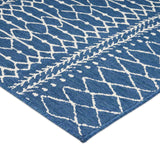 Christopher Knight Home® - Noble House - Currie 5'3" X 7' Indoor/Outdoor Area Rug, Blue and Ivory