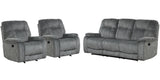 Parker House Cooper - Shadow Grey Manual Glider Reclining Sofa And Two Recliners Grey 100% Polyester (S) Mcoo-311-sgr