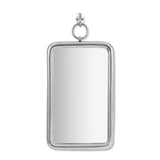 Christopher Knight Home® - Noble House - Zoar Modern Handcrafted Rectangular Aluminum Wall Mirror, Silver