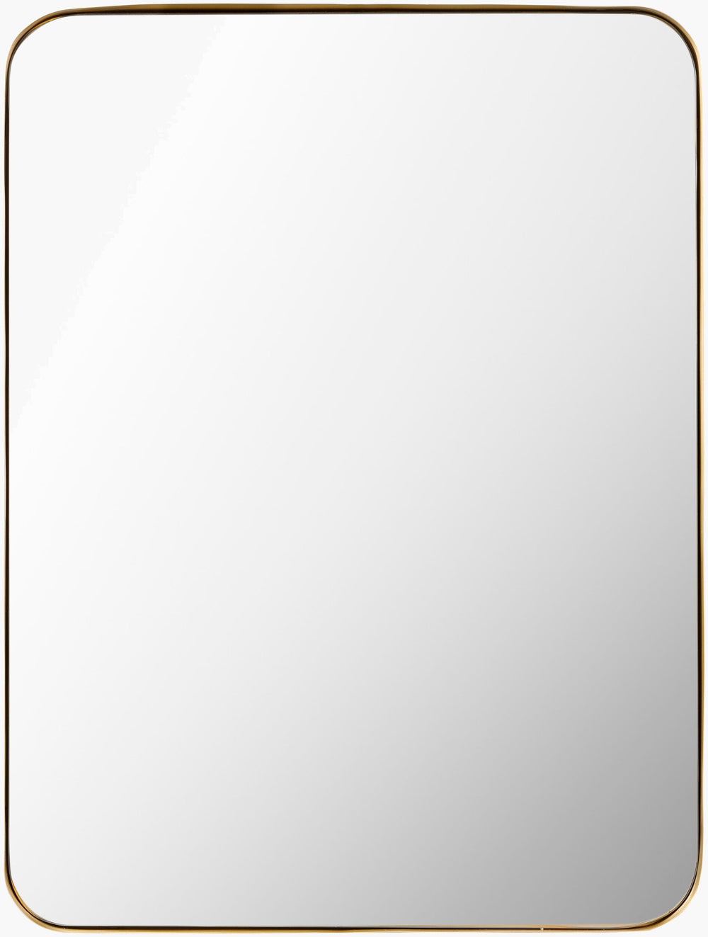 Surya Zuhan 40"H X 30"W Accent Mirror - Minimalist Modern Design For Chic Home Decor & Style Statement Frame, Black Iron Zuh001-4030