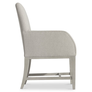 Bernhardt Bernhardt Cornelia Arm Chair — Neo-Traditional Upholstered Accent Chair, Nebbia Wood Base, Plush Comfort 331544
