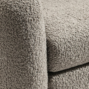 Bernhardt Bernhardt Silvi Sculpted Fabric Swivel Lounge Chair with Deep Curved Seating B802SGO