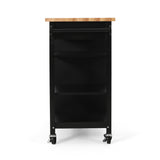 Christopher Knight Home® - Noble House - Westcliffe Contemporary Kitchen Cart with Wheels