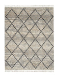 Nourison Scandinavian Shag SCN01 Machine Made Power-loomed No Border Indoor Only Shag Scandinavian Rug Silver Grey, Silver Grey 100% Polypropylene 99446716071