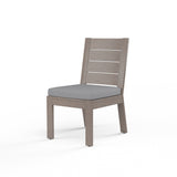 Laguna Armless Dining Chair in Canvas Natural, No Welt SW3501-1A-5404 Sunset West